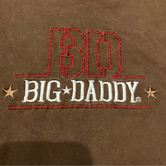 Men’s 2XL Big Daddy Gear Long Sleeve Brown Shirt - Picture 2 of 5